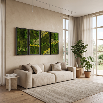 Preserved Moss Wall Art